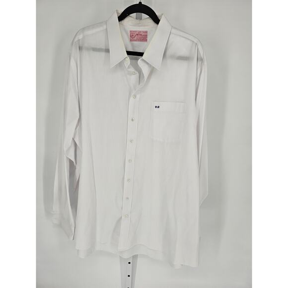 Nita Fashion Men's Hand Tailored Long Sleeve Button-Up Dress Shirt Size XXL - Picture 1 of 4